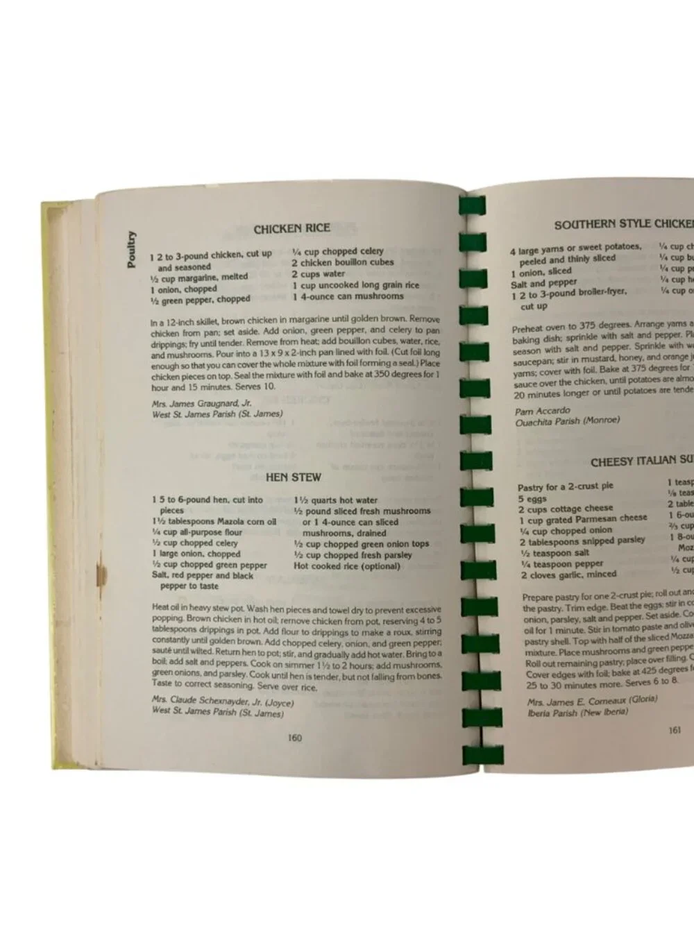 Foods À La Louisiane Cookbook Louisiana Farm Bureau Women Spiral Bound 1992